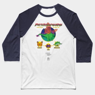 Butterflotusaurus Baseball T-Shirt